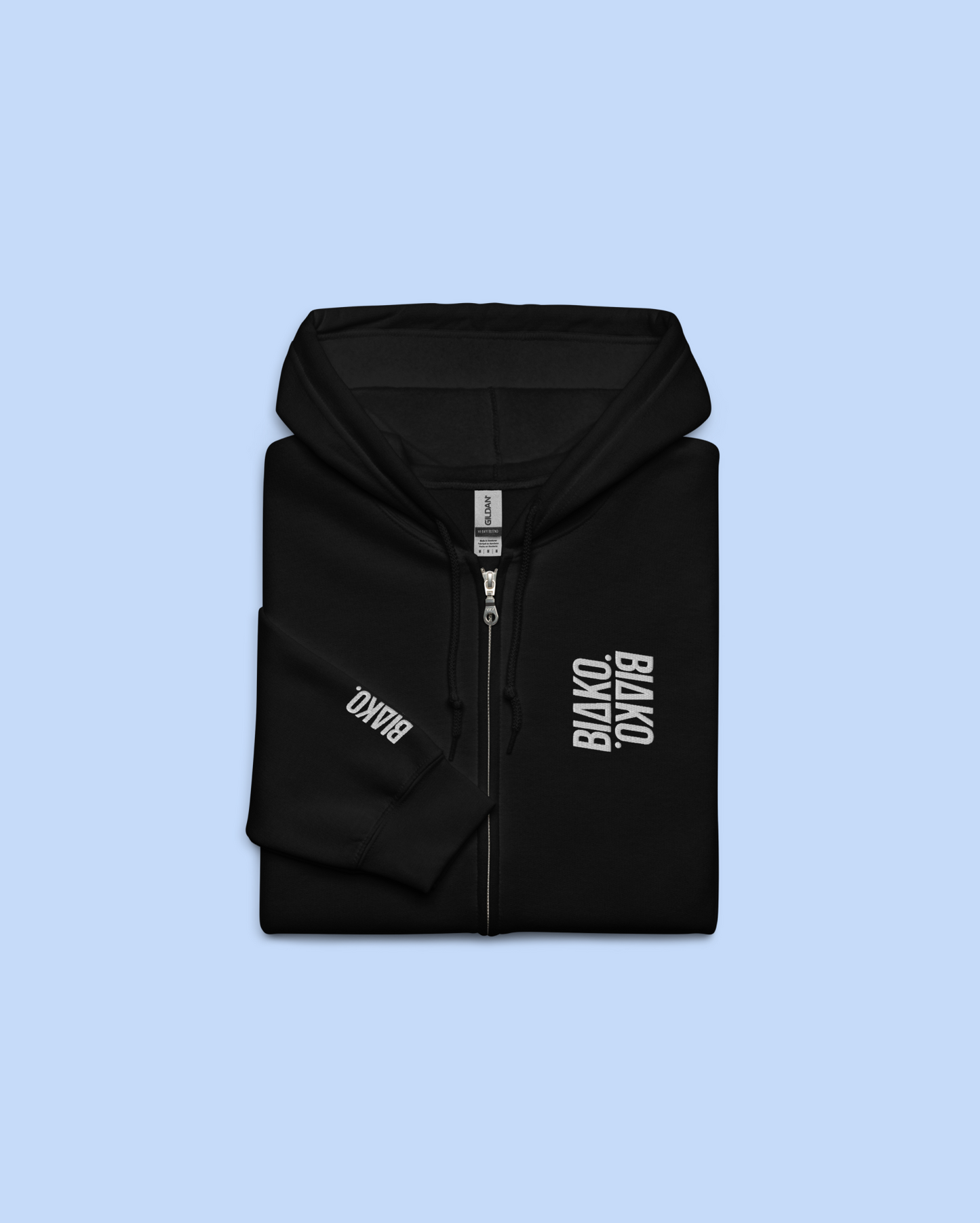 ZIP HEAVY BLEND HOODIE LOGO