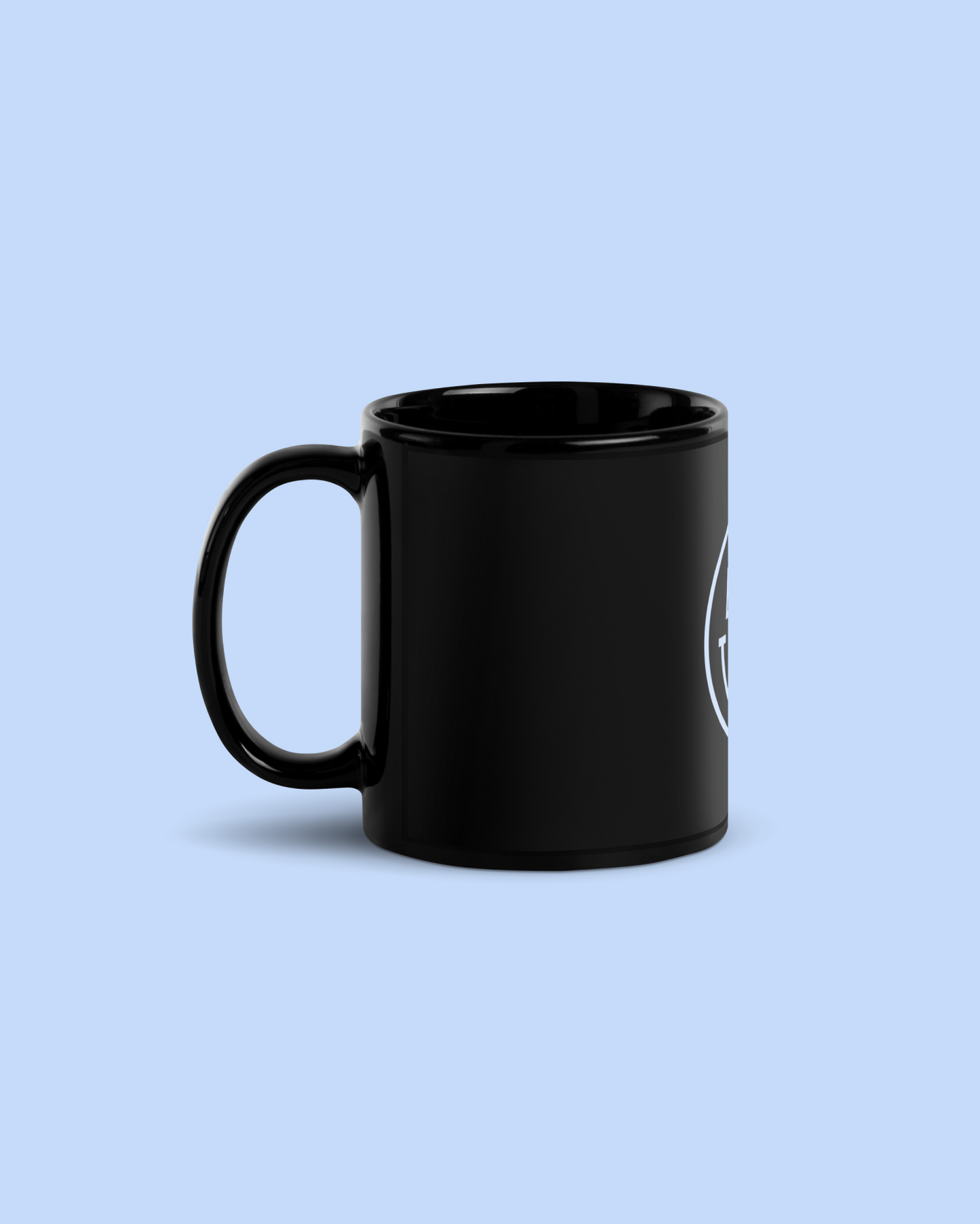 BLACK GLOSSY MUG BIAKO SMILE