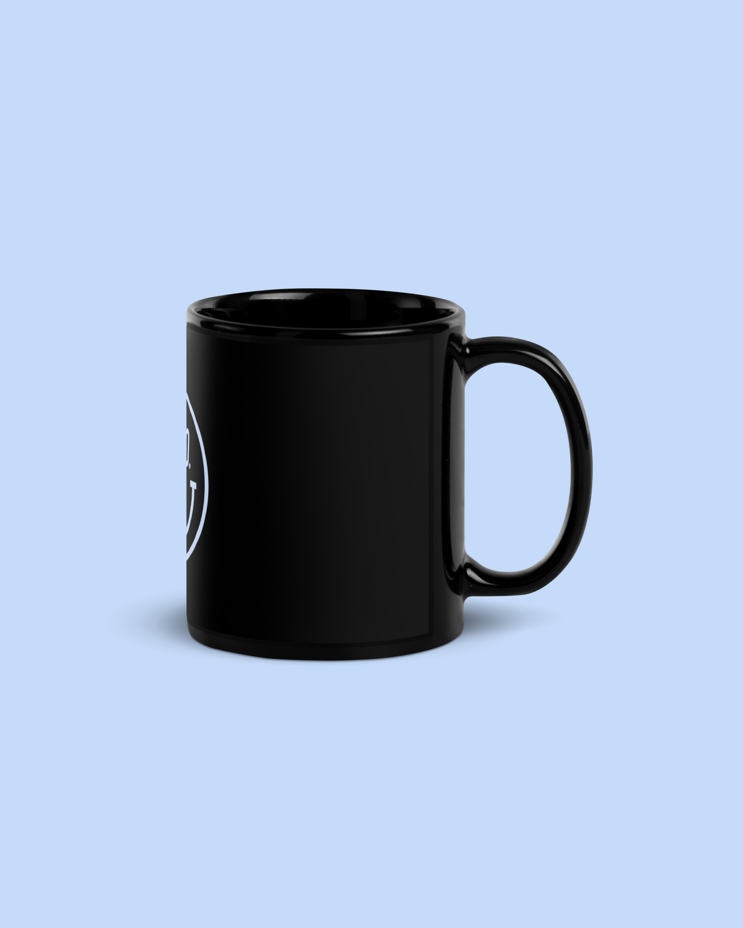 BLACK GLOSSY MUG BIAKO SMILE