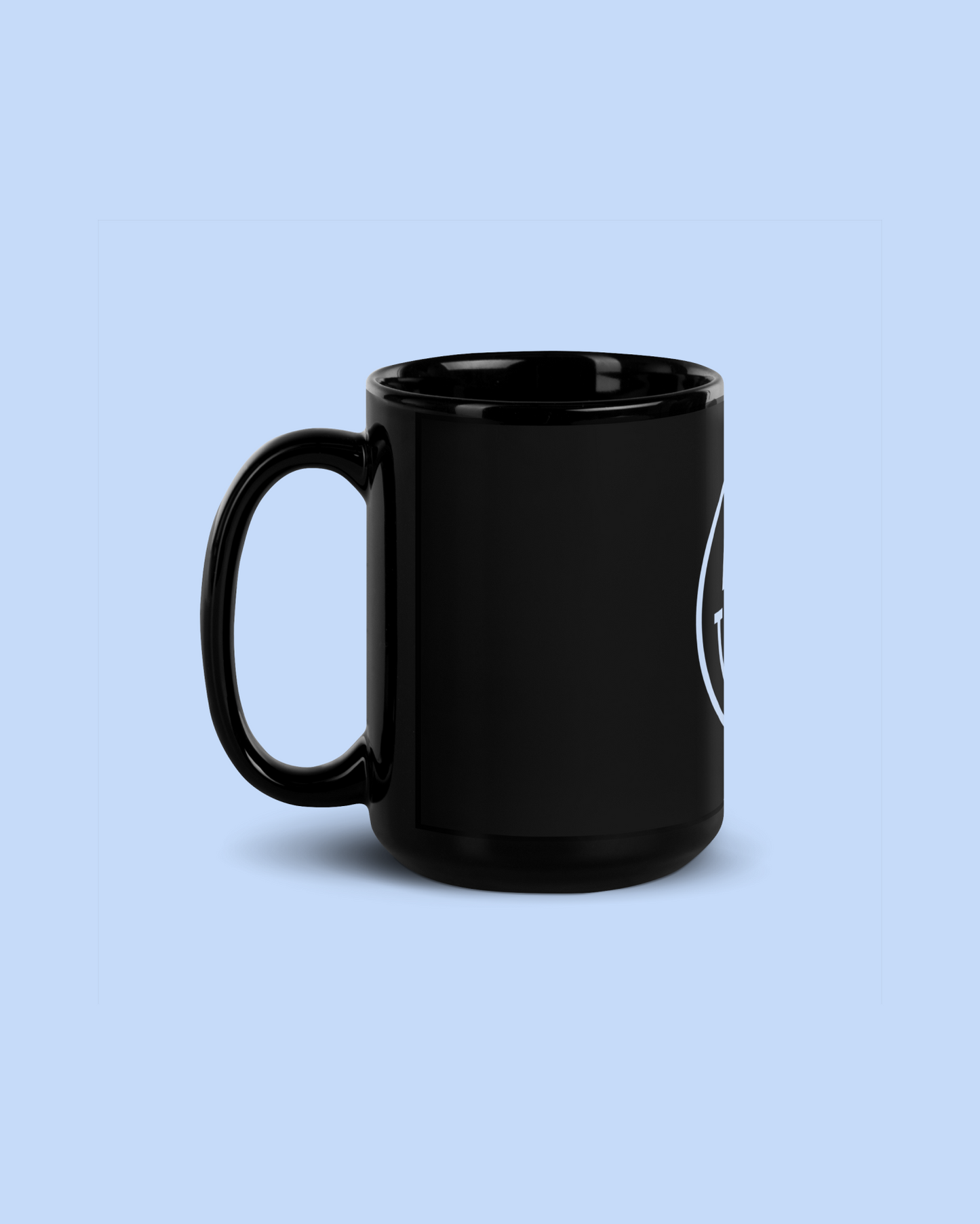 BLACK GLOSSY MUG BIAKO SMILE