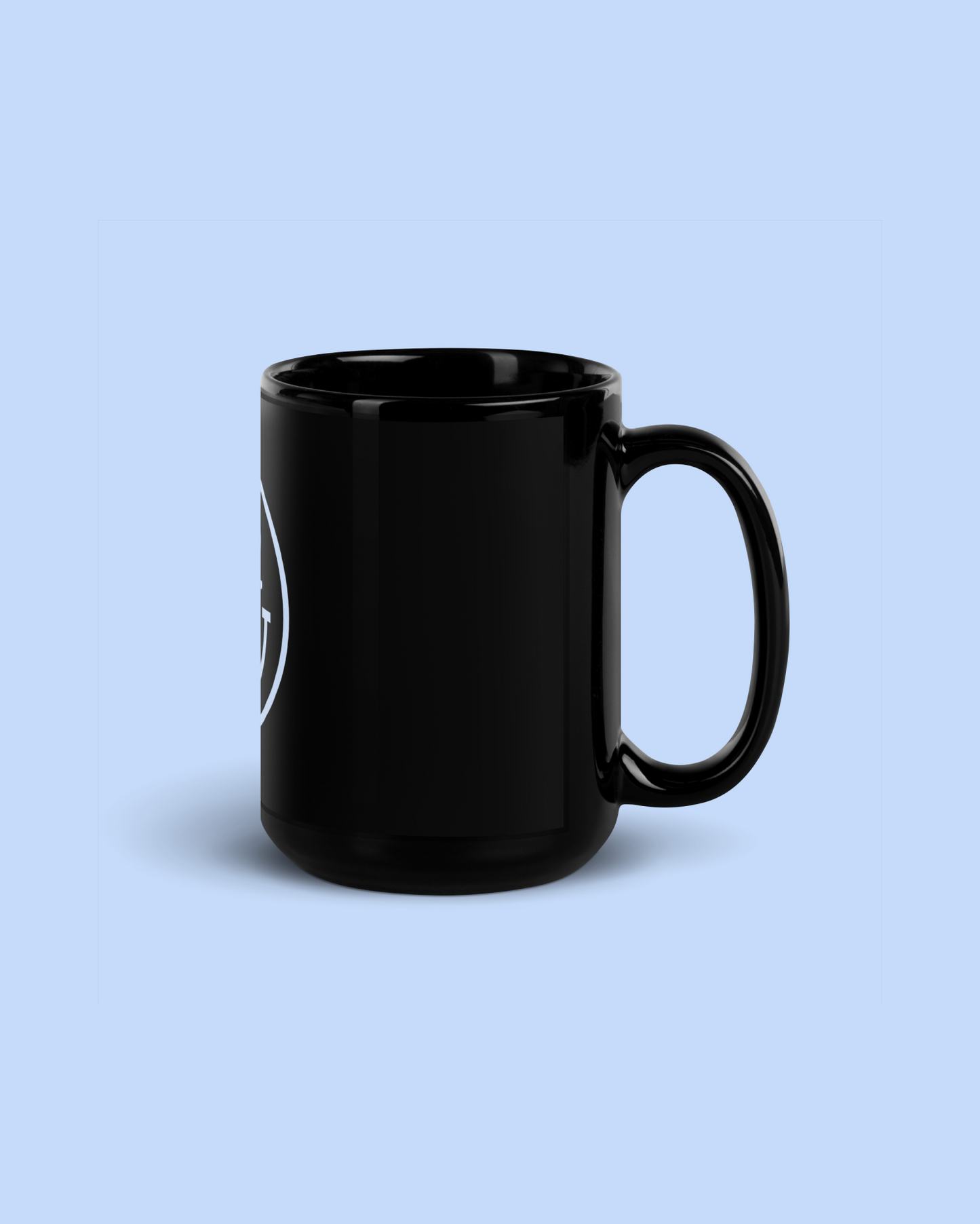 BLACK GLOSSY MUG BIAKO SMILE