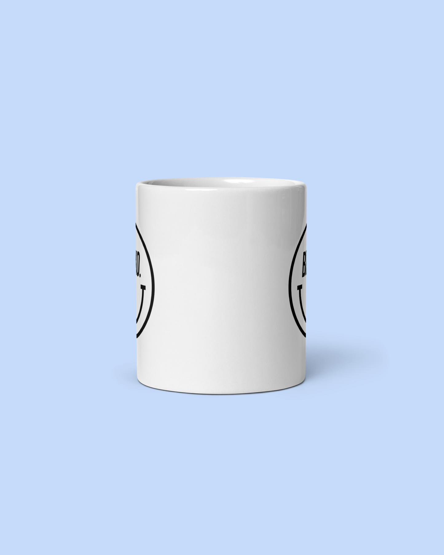 WHITE GLOSSY MUG BIAKO SMILE