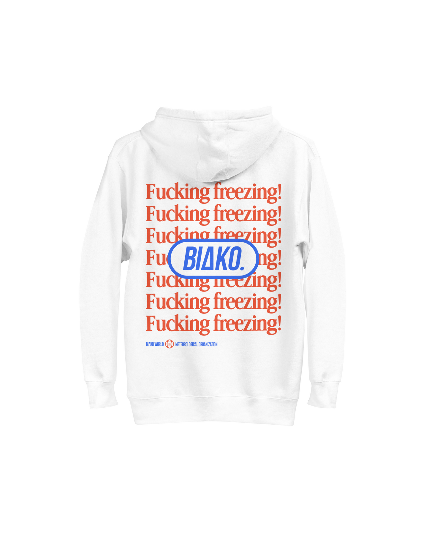 FUCKING FREEZING FUCKING FREEZING... FACE  - UNISEX HOODIE