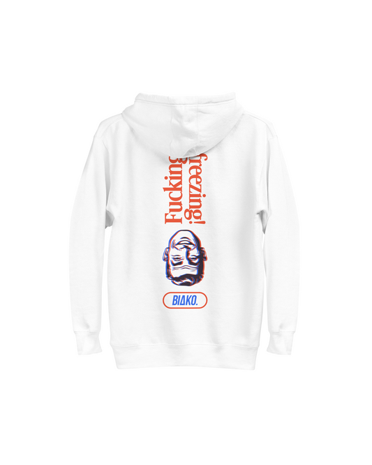 FUCKING FREEZING! 2FACE UNISEX HOODIE